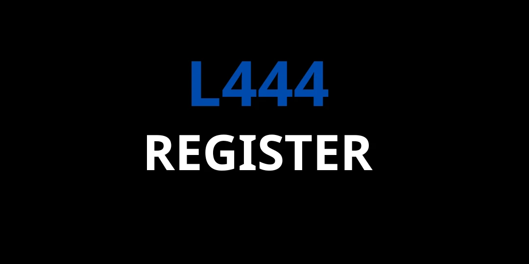 L444 Register 1 REgister L444